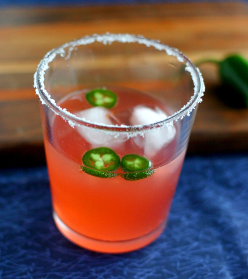 Blood Orange and Jalapeno Margarita