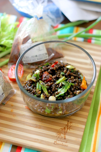Chipotle Lime Lentil Salad