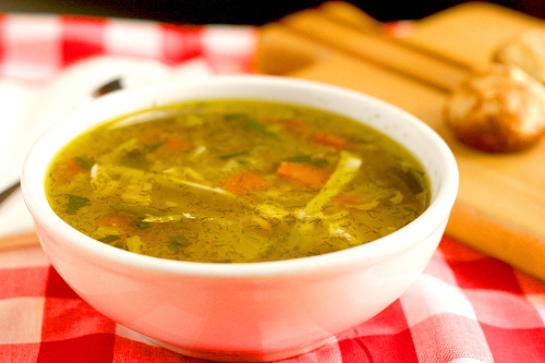 Self-Soothing Chicken Noodle Soup