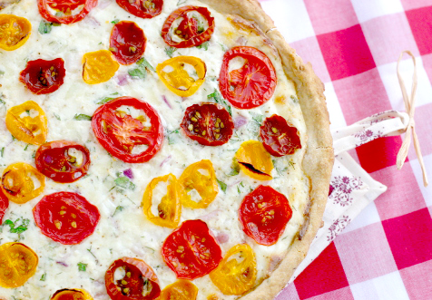 Tomato Ricotta Tart