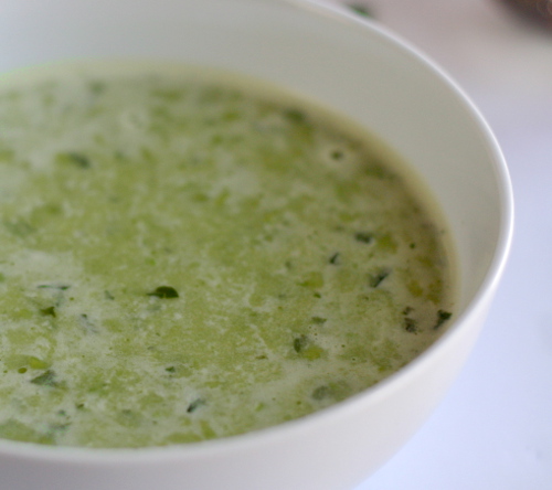 Fresh Pea Soup