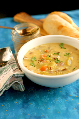 Blackened Chicken and Wild Rice Soup
