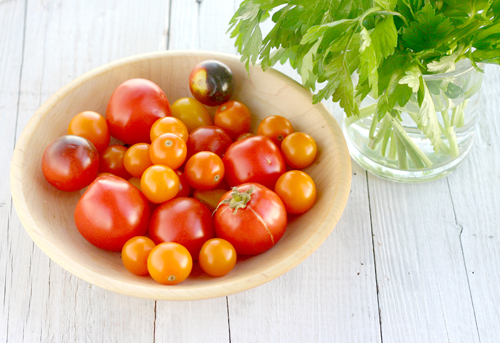tomatoes and parsley