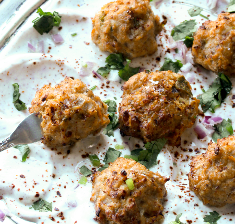 Aleppo Chicken Meatballs