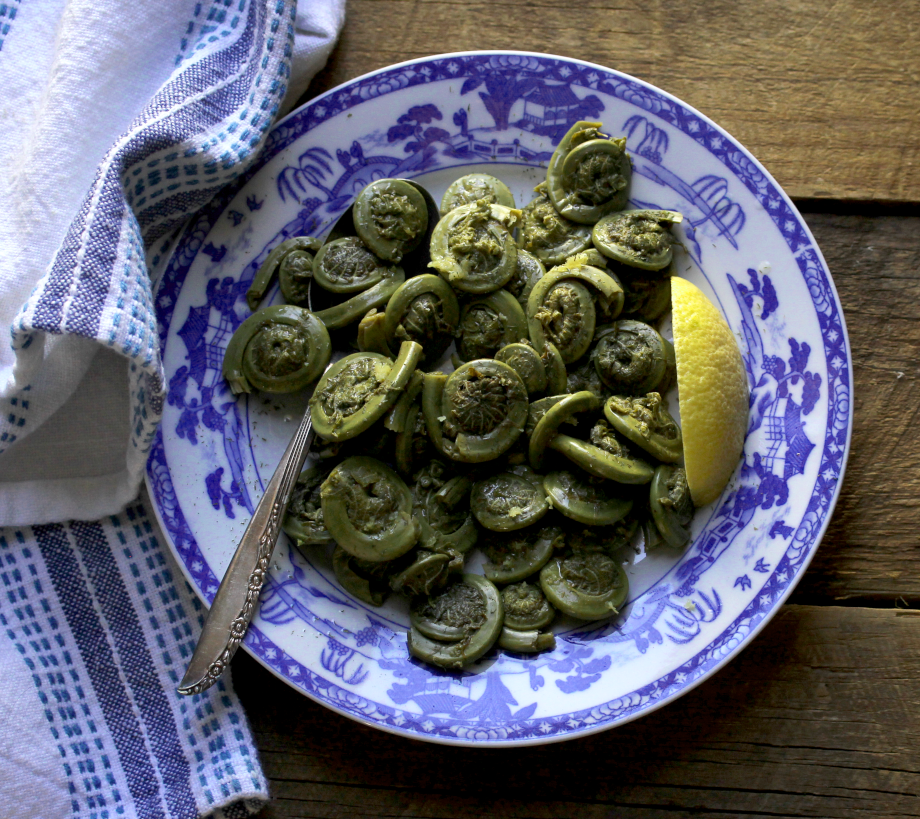 Lemon Dill Fiddleheads