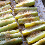 Parmesan yellow zucchini panko fries