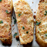 Freezer shallot and parmesan bread