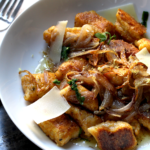 Pumpkin Gnocchi with Browned Shallot Butter