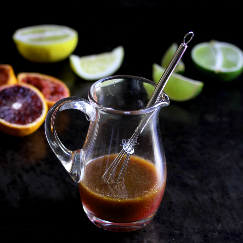 Blood Orange Coriander and Shallot Vinaigrette