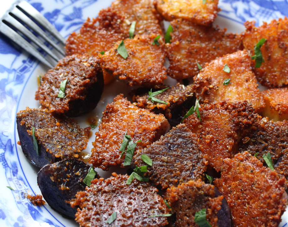 Parmesan Frico Potatoes